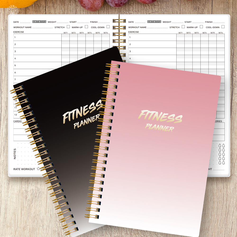 Health Wellness Training - 1Pc Fitness Plan Book Suitable for