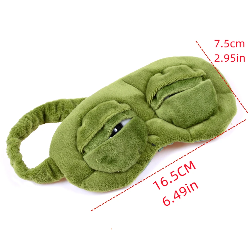 Sleep Eye Mask 3D - 3D Sad Frog Sleep Mask Natural