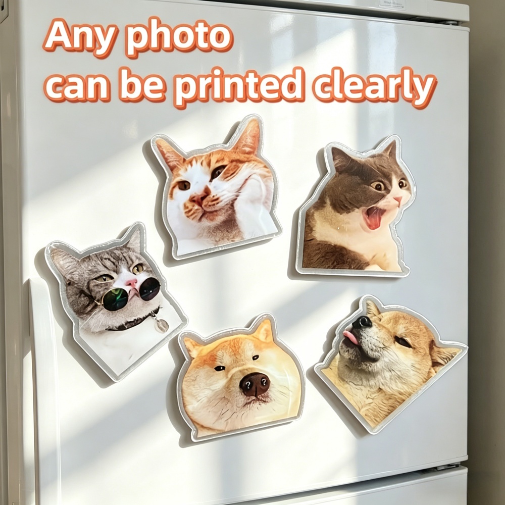 Health Wellness Gifts - Personalized Customize Photo Refrigerator Magnets Custom