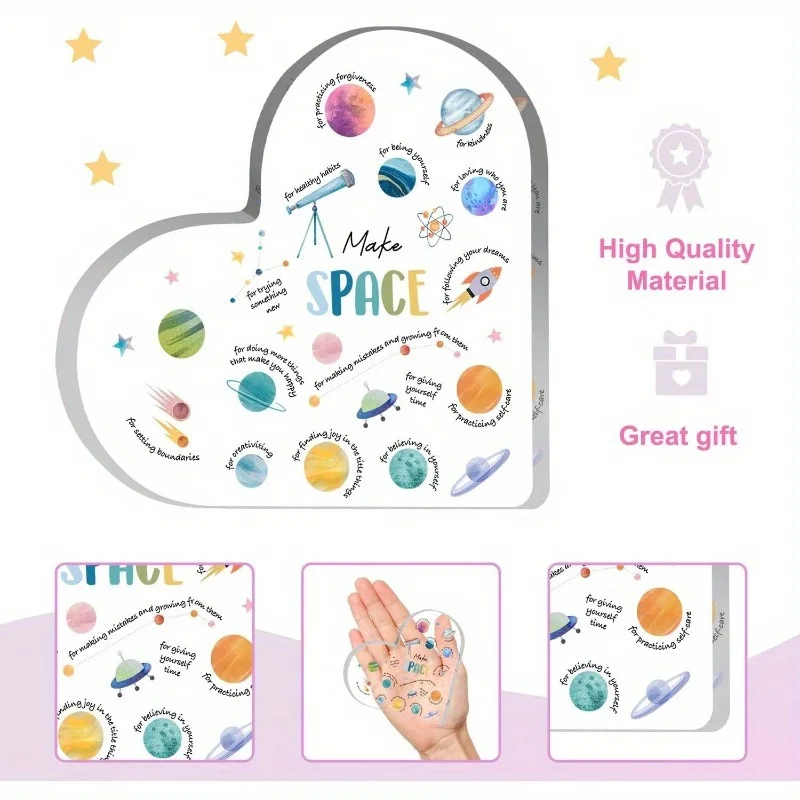 Acrylic Heart Mental Health De - Health Wellness Gifts 리뷰 및 가격