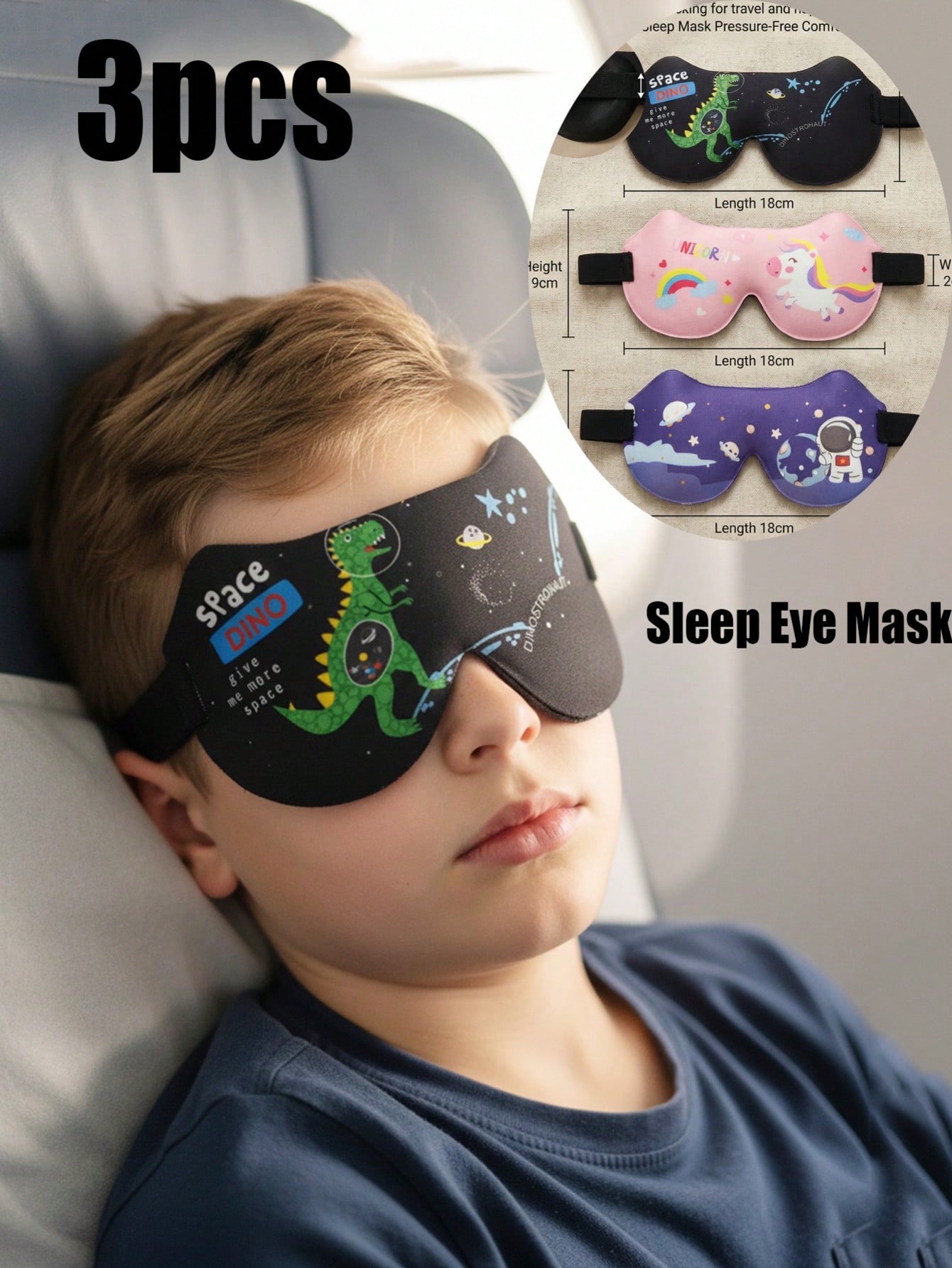 3Pcs Kids Adults 3D Stereo Sle - Sleep Eye Mask 3D 리뷰 및 가격