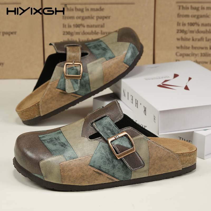 Comfort Cork Leather Slippers  - Health & Wellness Rehab 리뷰 및 가격