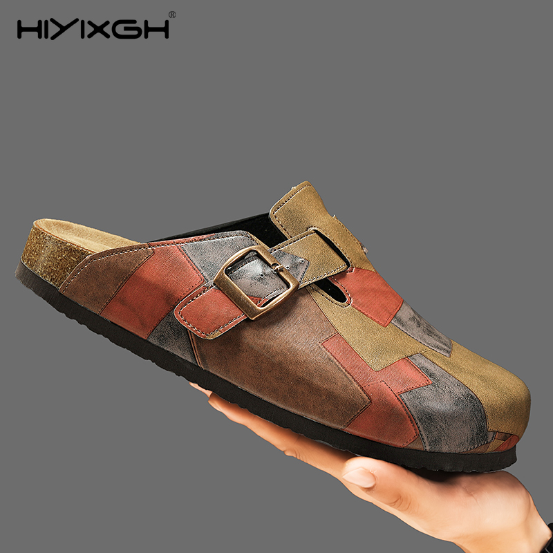 Comfort Cork Leather Slippers  - Health & Wellness Rehab 리뷰 및 가격