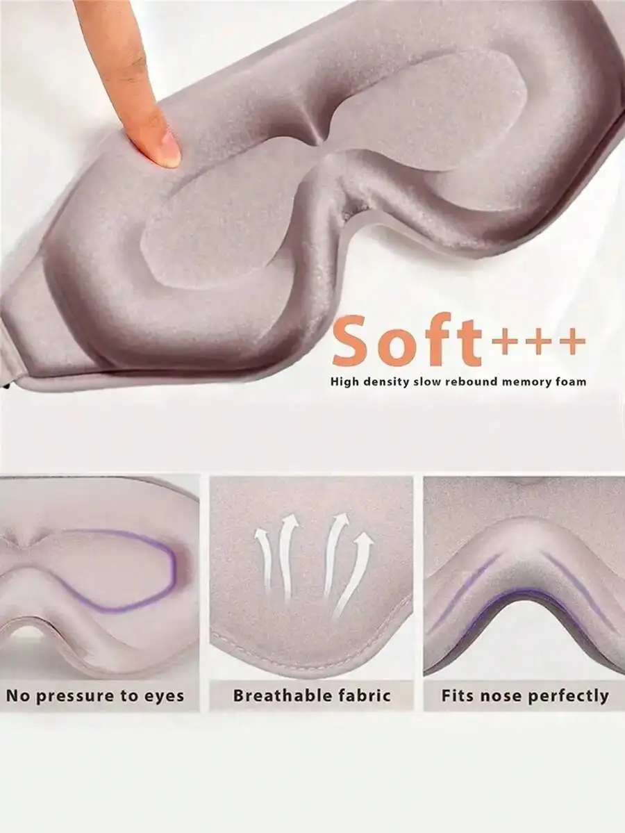 3D Silk Sleep Eye Mask Blackou - Sleep Eye Mask 3D 리뷰 및 가격
