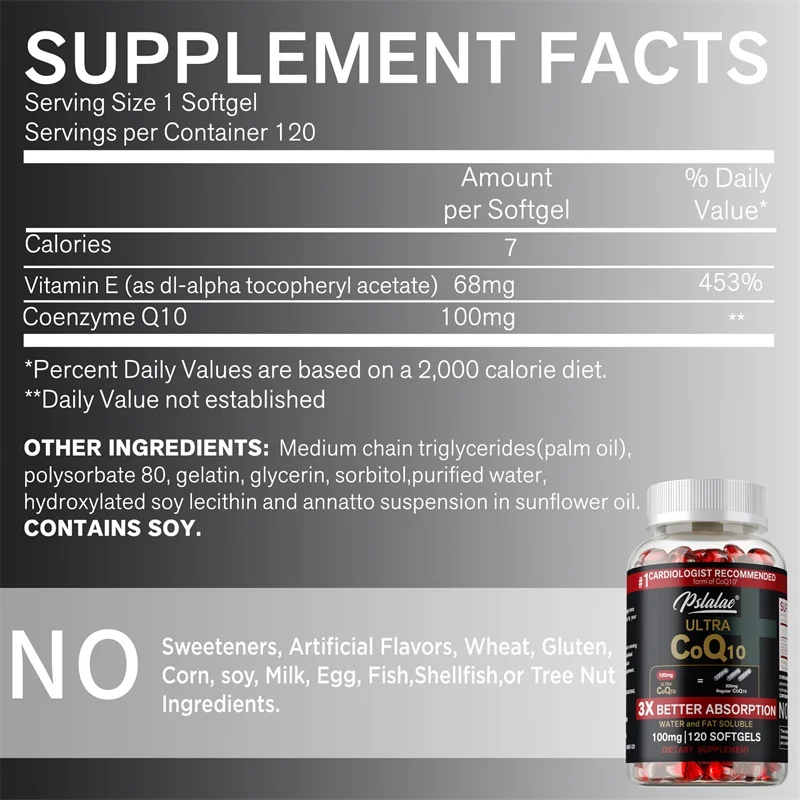 120 Coenzyme Q10 Capsules Prov - Health Wellness Gifts 리뷰 및 가격