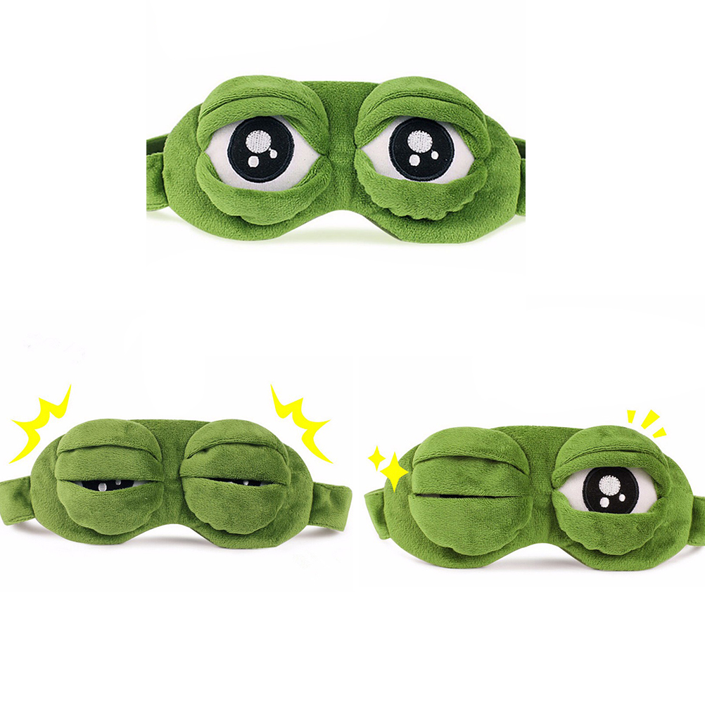 3D Sad Frog Sleep Mask Natural - Sleep Eye Mask 3D 리뷰 및 가격