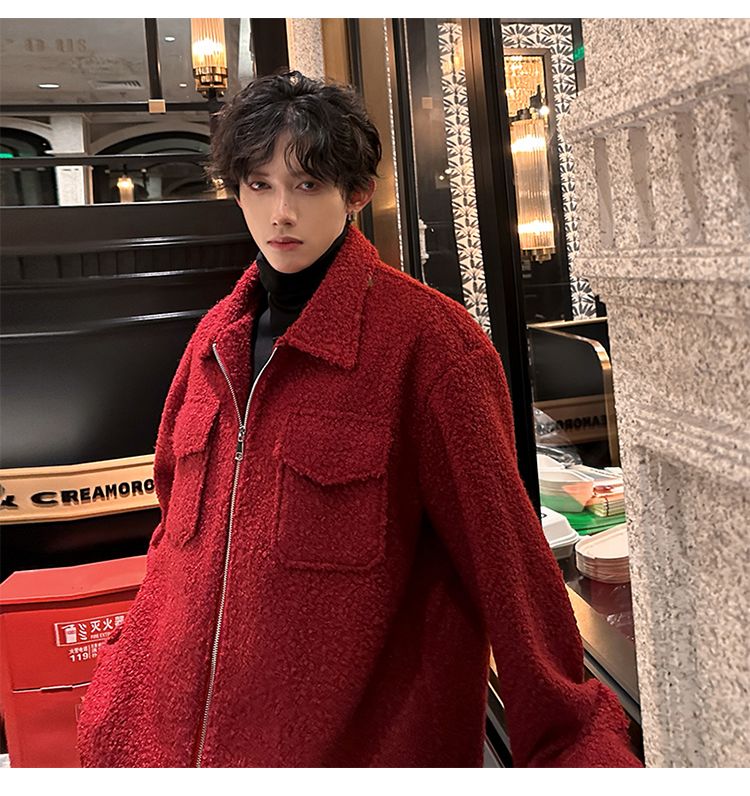 Wool Blend Jacket Man Green Me - Health Wellness Training 리뷰 및 가격