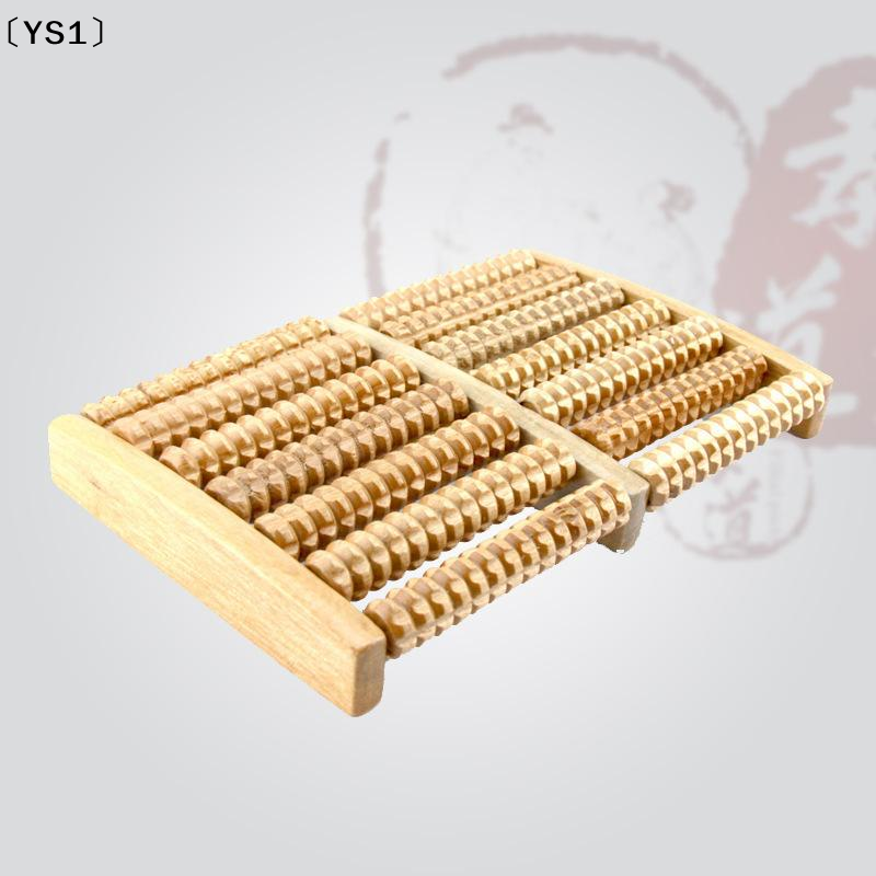 〔YS1〕 Wooden Foot Massager Rol - Reflexology Foot Roller 리뷰 및 가격