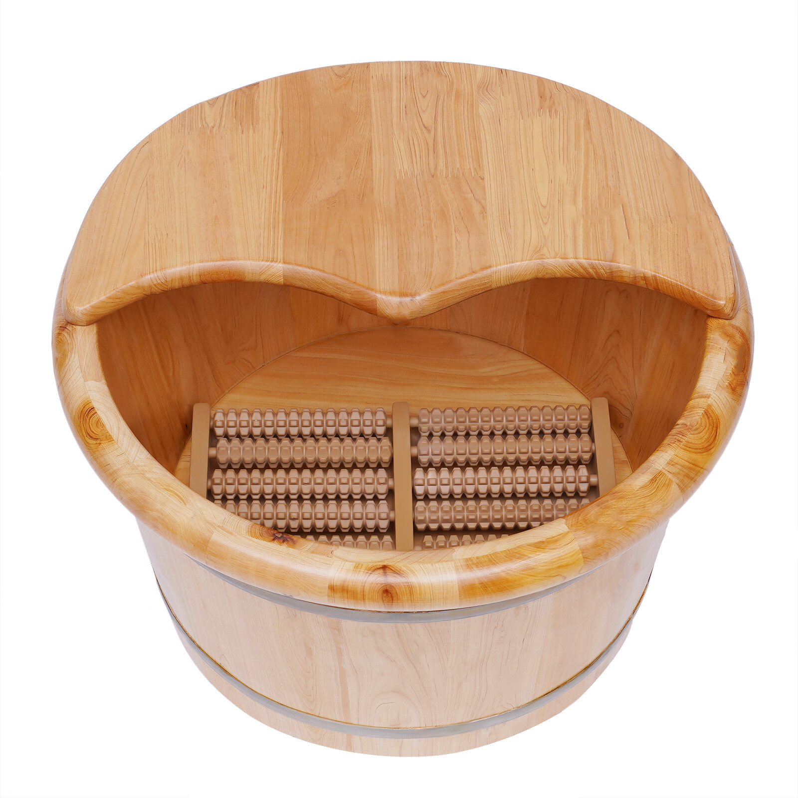 Cedar Wood Foot Bath Tub Leak- - Reflexology Foot Roller 리뷰 및 가격