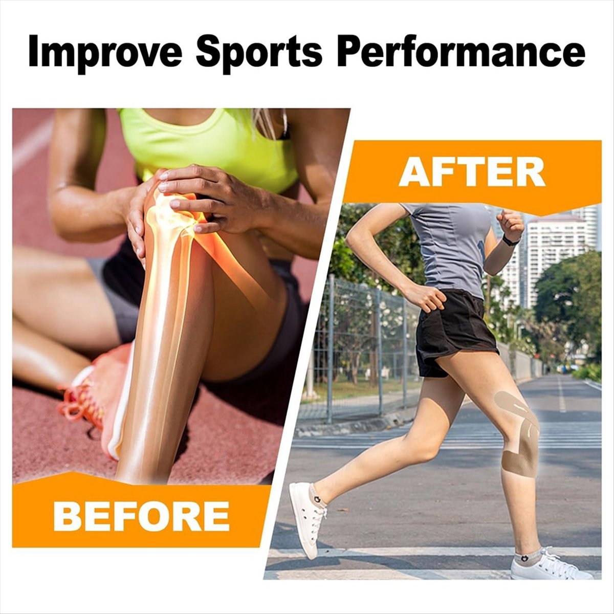10pcs Precut Kinesiology Knee  - Sports Taping Precut 리뷰 및 가격
