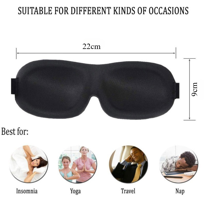 1/2Pcs [No Nasal Wings] Travel - Sleep Eye Mask 3D 리뷰 및 가격