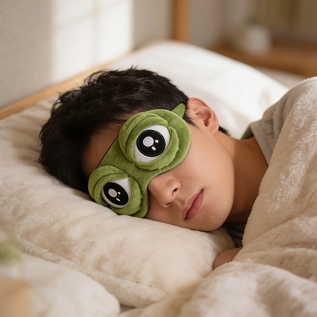 3D Sad Frog Sleep Mask Natural - Sleep Eye Mask 3D 리뷰 및 가격