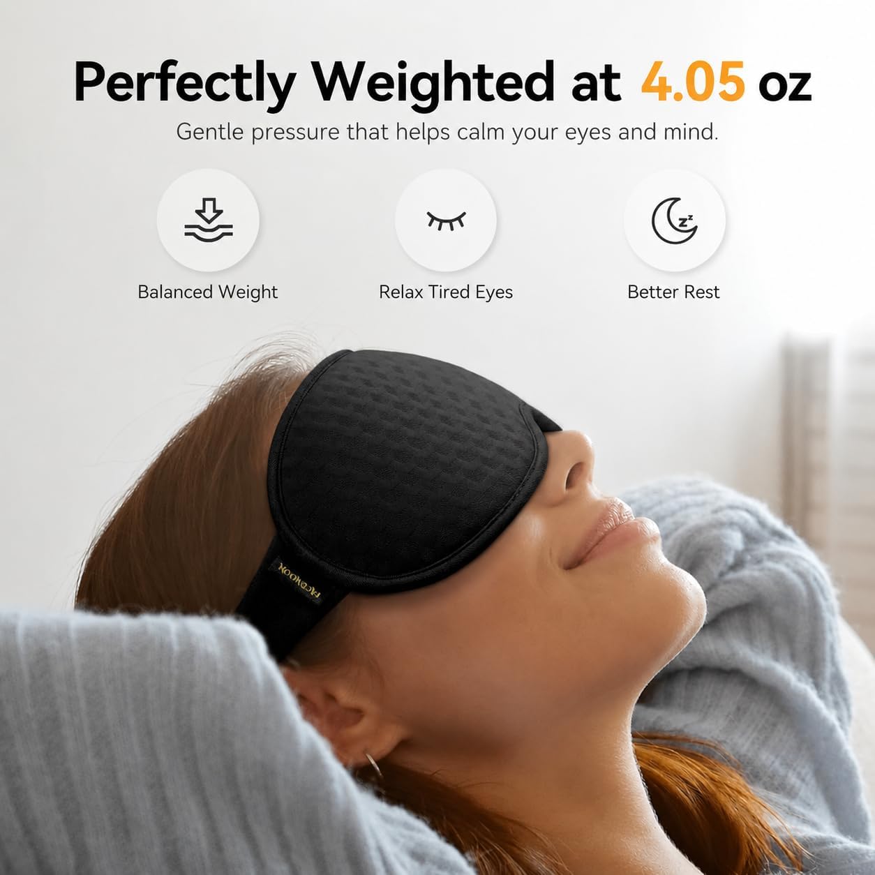 Blackout Weighted Eye Mask For - Sleep Eye Mask 3D 리뷰 및 가격