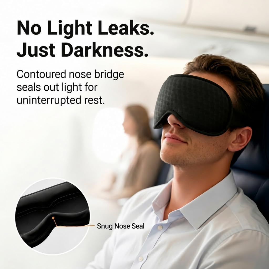 Blackout Weighted Eye Mask For - Sleep Eye Mask 3D 리뷰 및 가격