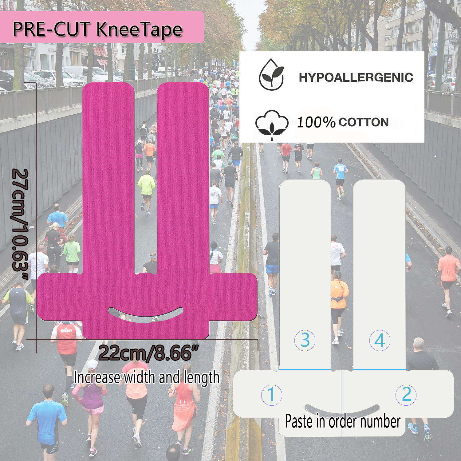 6/12pcs Precut Kinesiology Tap - Sports Taping Precut 리뷰 및 가격