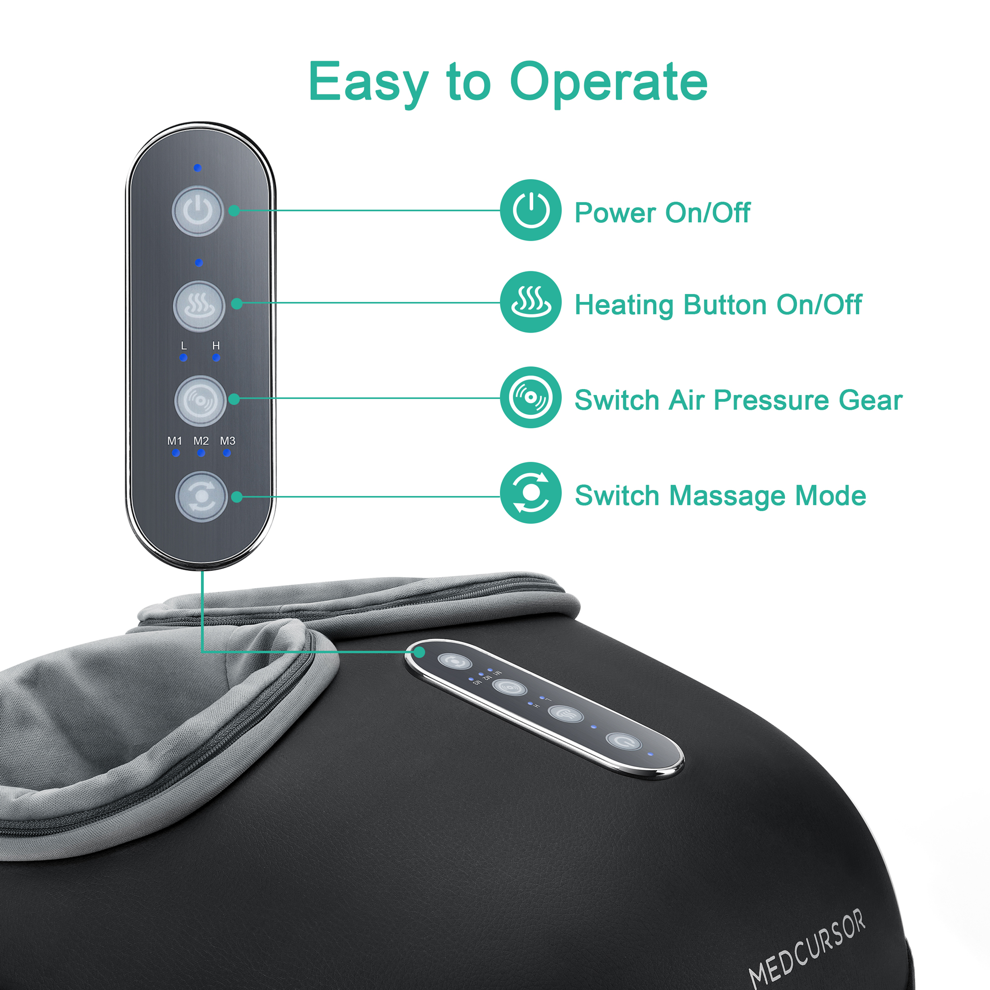 Medcursor Shiatsu Foot Massage - Reflexology Foot Roller 리뷰 및 가격