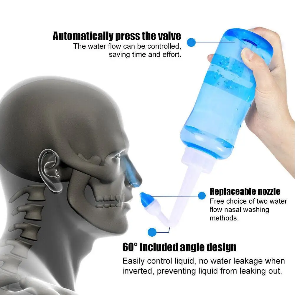 300ml  Nose Wash Cleaner Nasal - Neti Pot Nasal Rinse 리뷰 및 가격